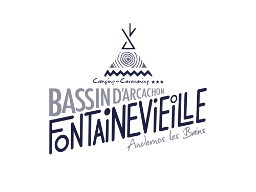 Camping Fontaine Vieille Andernos Bassin Arcachon Logo